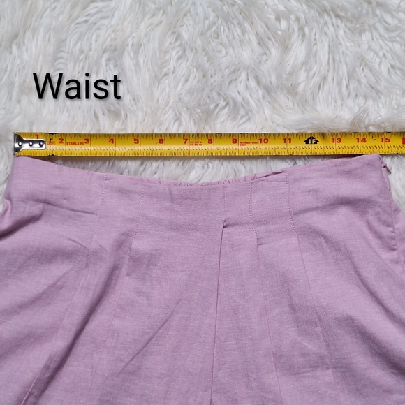 NEW Banana Republic Linen-Blend Pleated Skort - Picture 7 of 9